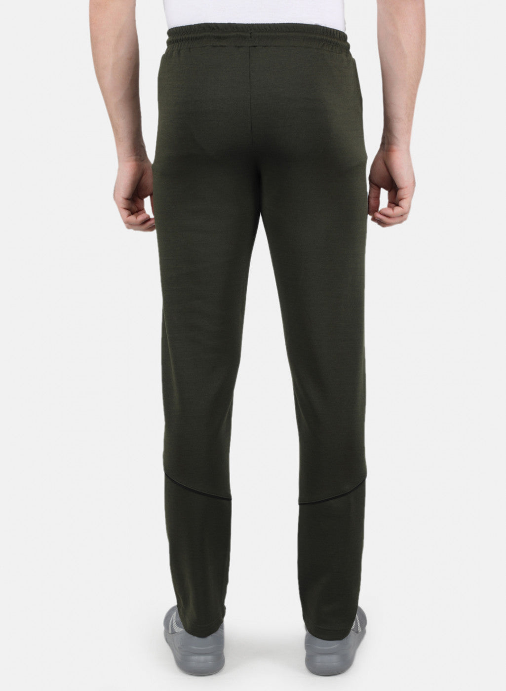 Men Olive Regular Fit Lower