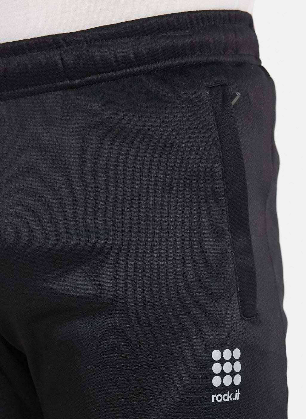 Men Black Solid Trackpant
