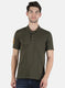 Men Olive Printed T-Shirt