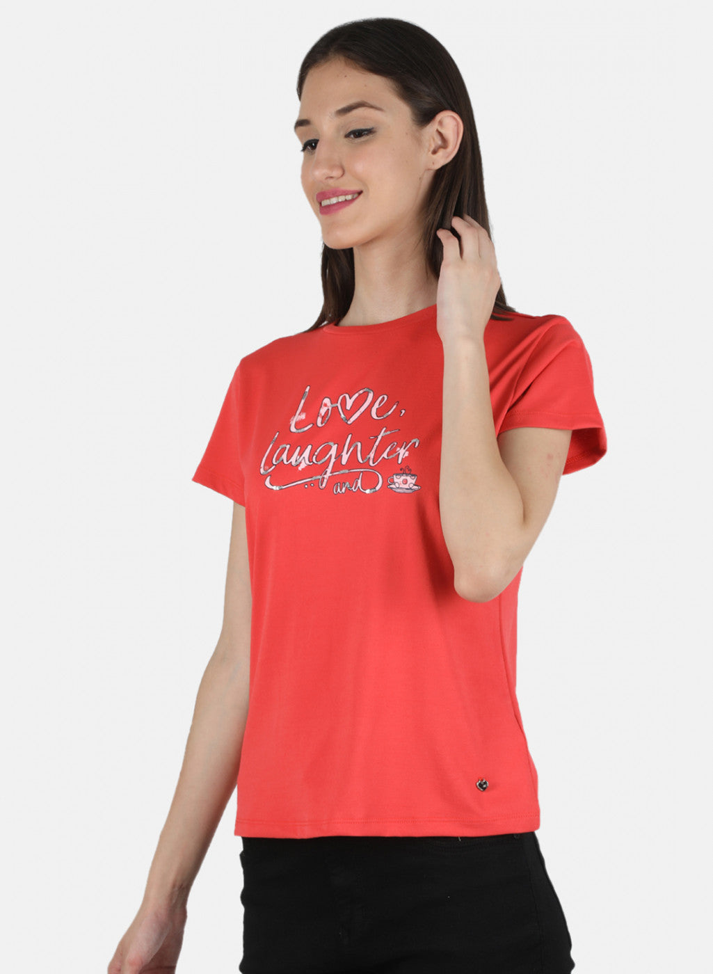 Women Pink Printed Top
