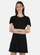 Women Black Plain Tunic