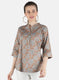 Women Brown Printed Top