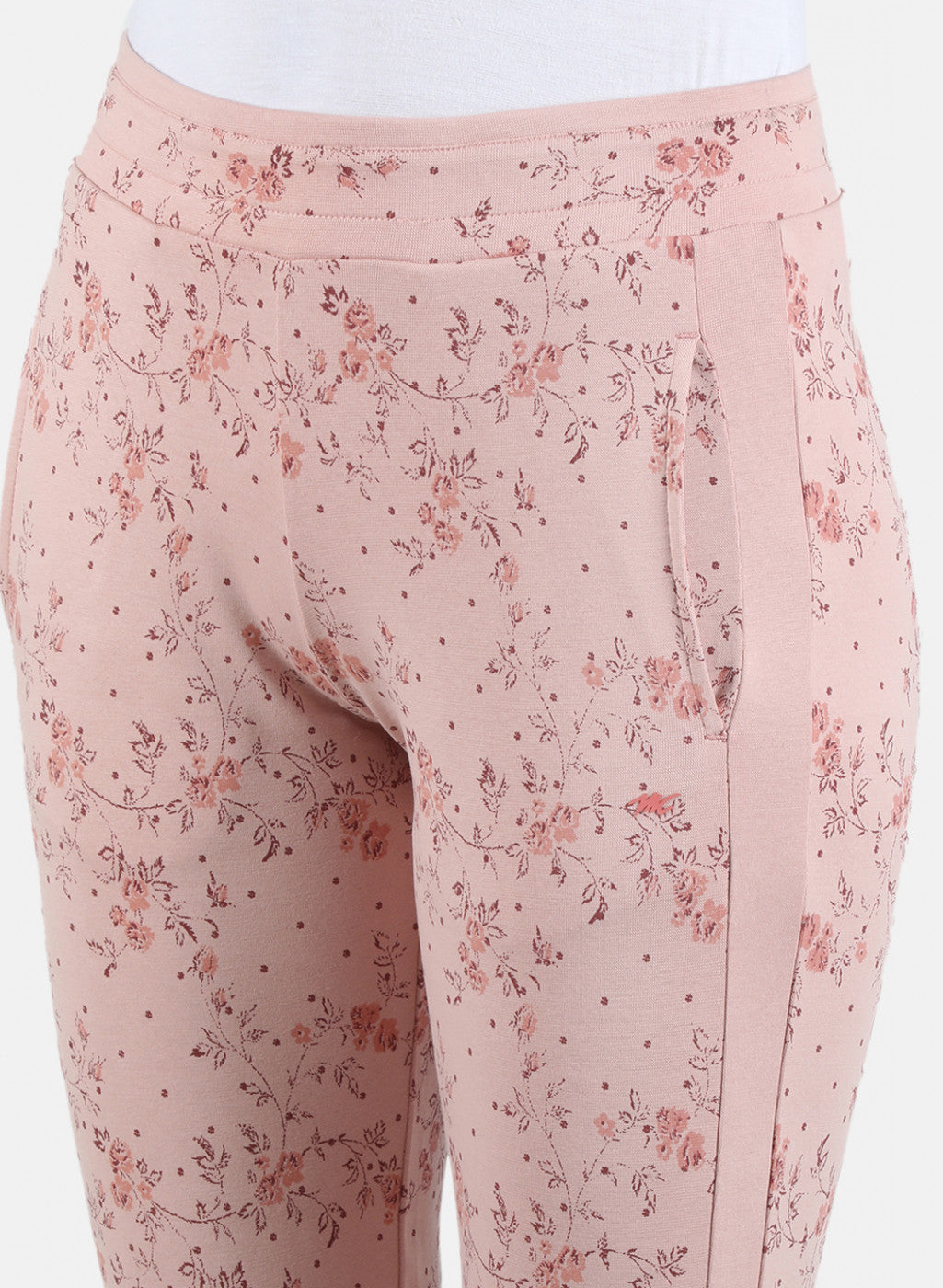 Women Pink Printed Capri