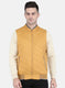 Men Yellow Solid Jacket