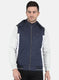 Men NAvy Blue Solid Jacket