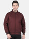 Men Brown Solid Jacket