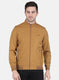 Men Orange Printed Jacket