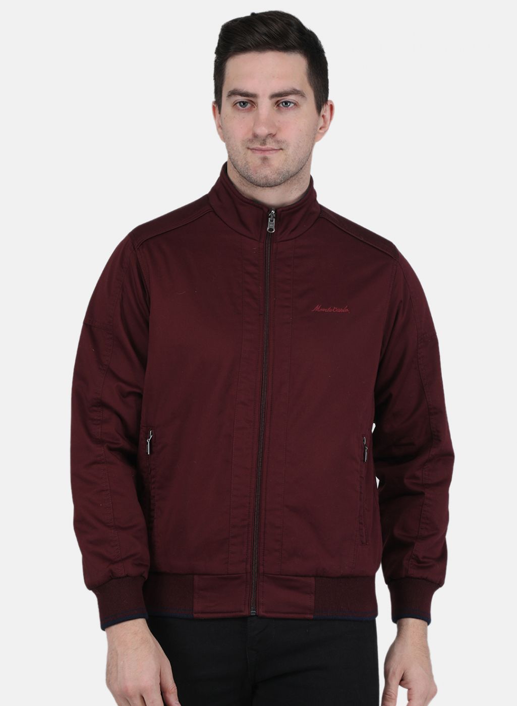 Men Red Check Jacket
