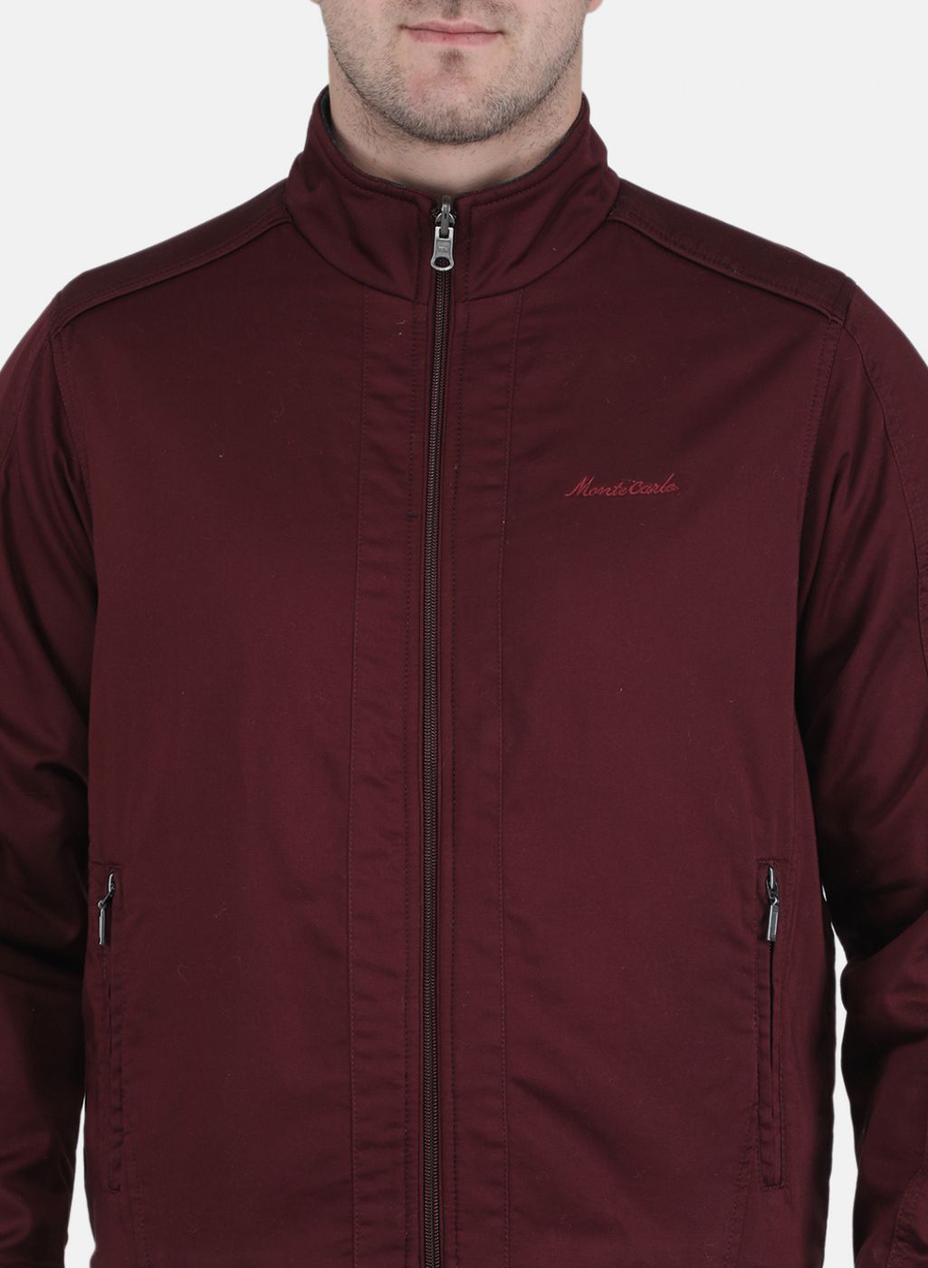 Men Red Check Jacket