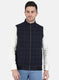 Men Blue Check Coat