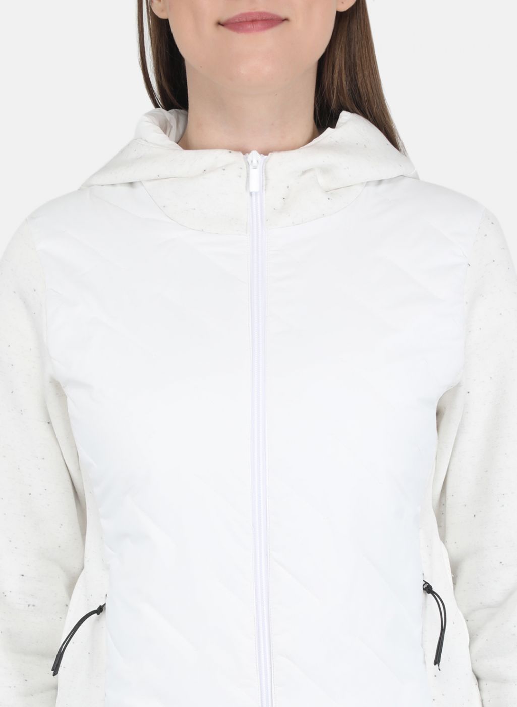 Women Off White Printed Sweatshirt