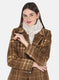 Women Beige Solid Muffler