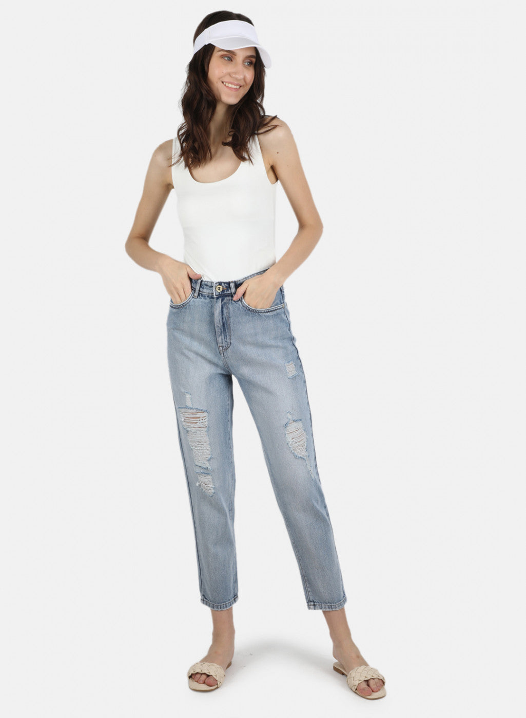 Women Blue Slim Fit Denim