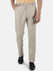 Men Beige Tailor Fit Trouser