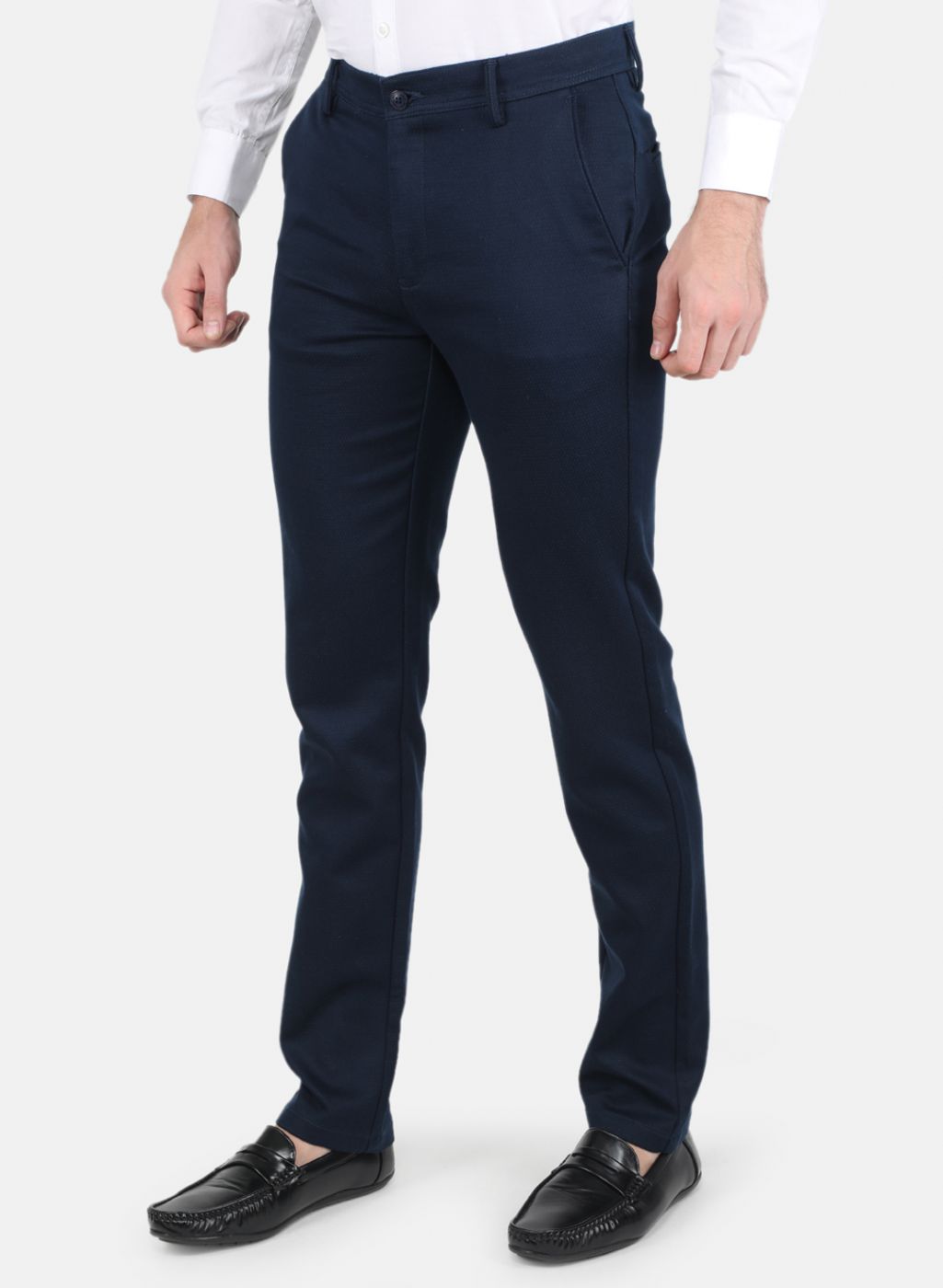Men Black Slim Fit Trouser