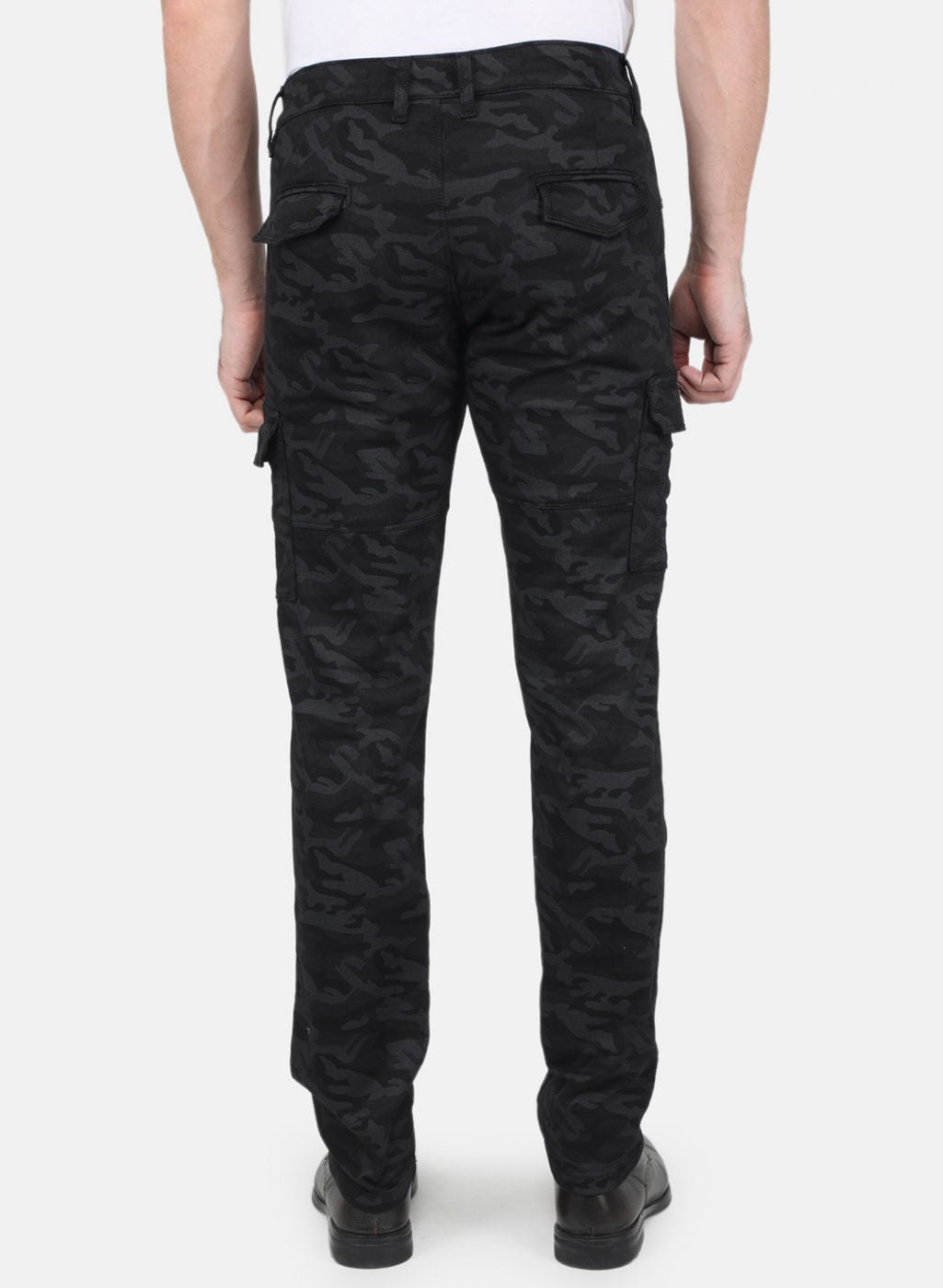 Men Black Smart Fit Trouser