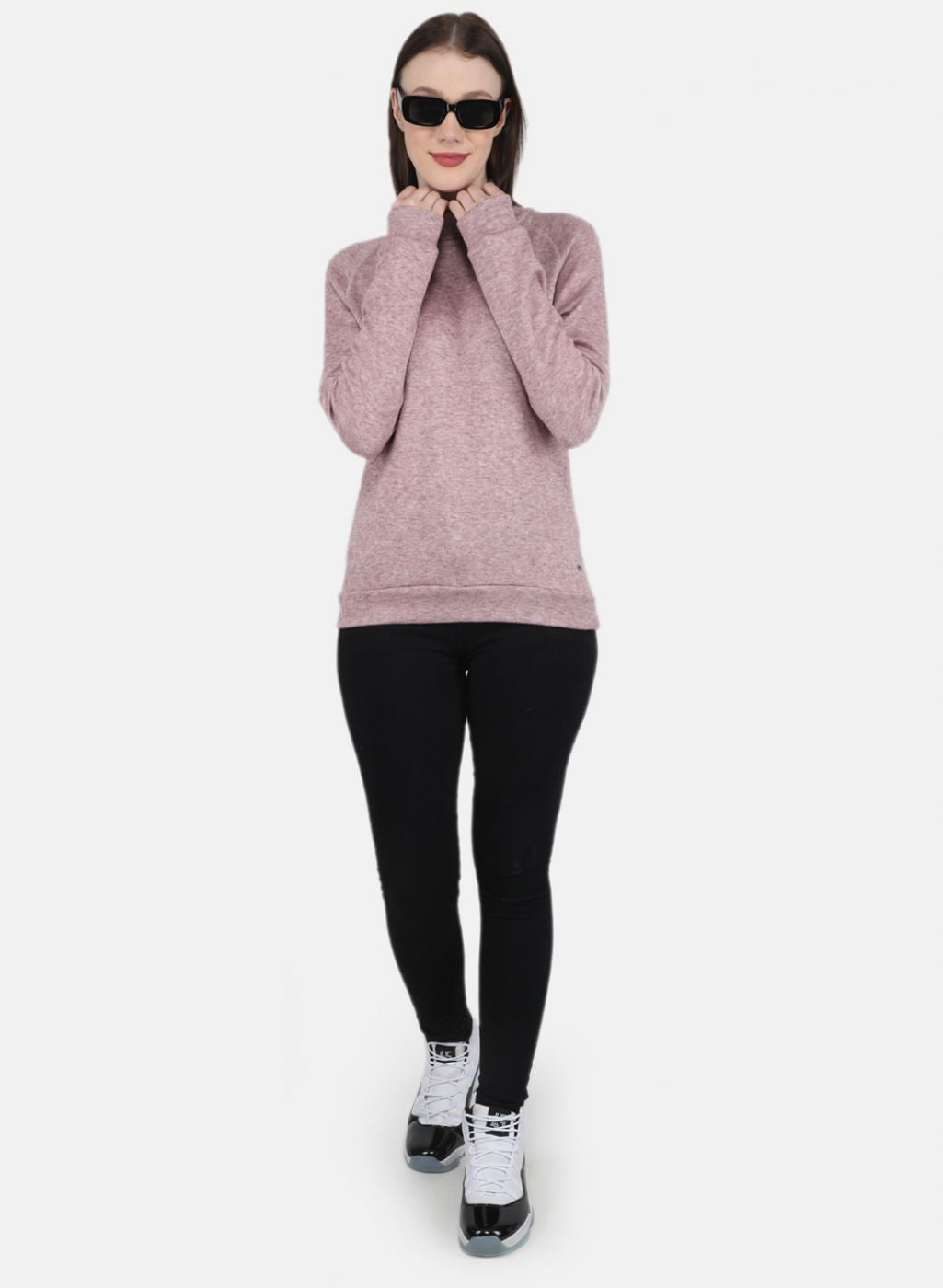 Women Pink Self Design Sceavy