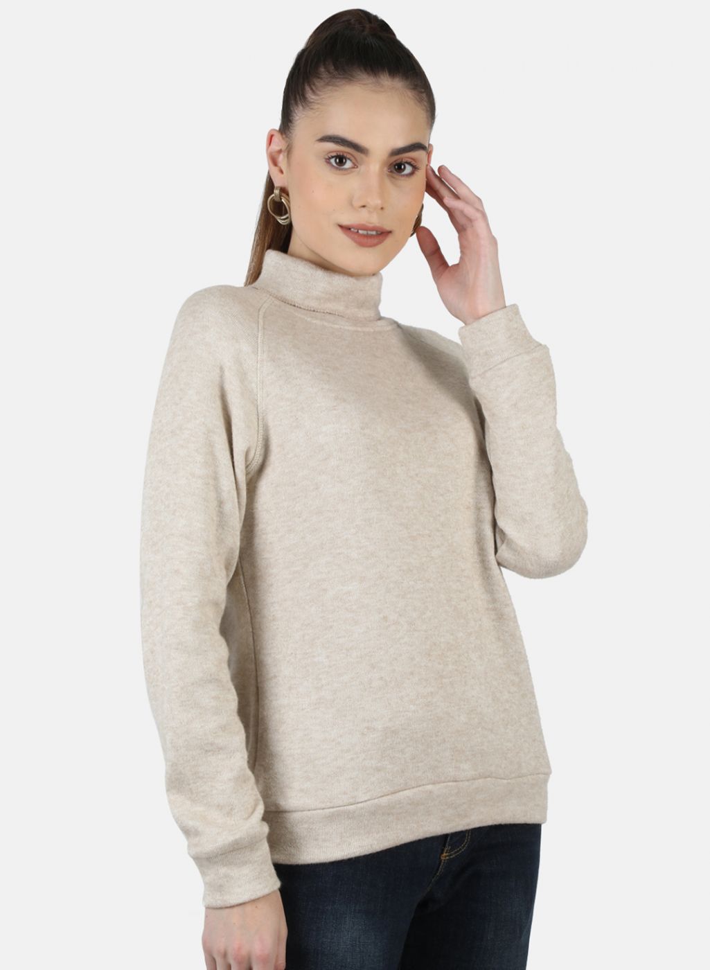 Women Beige Self Design Sceavy