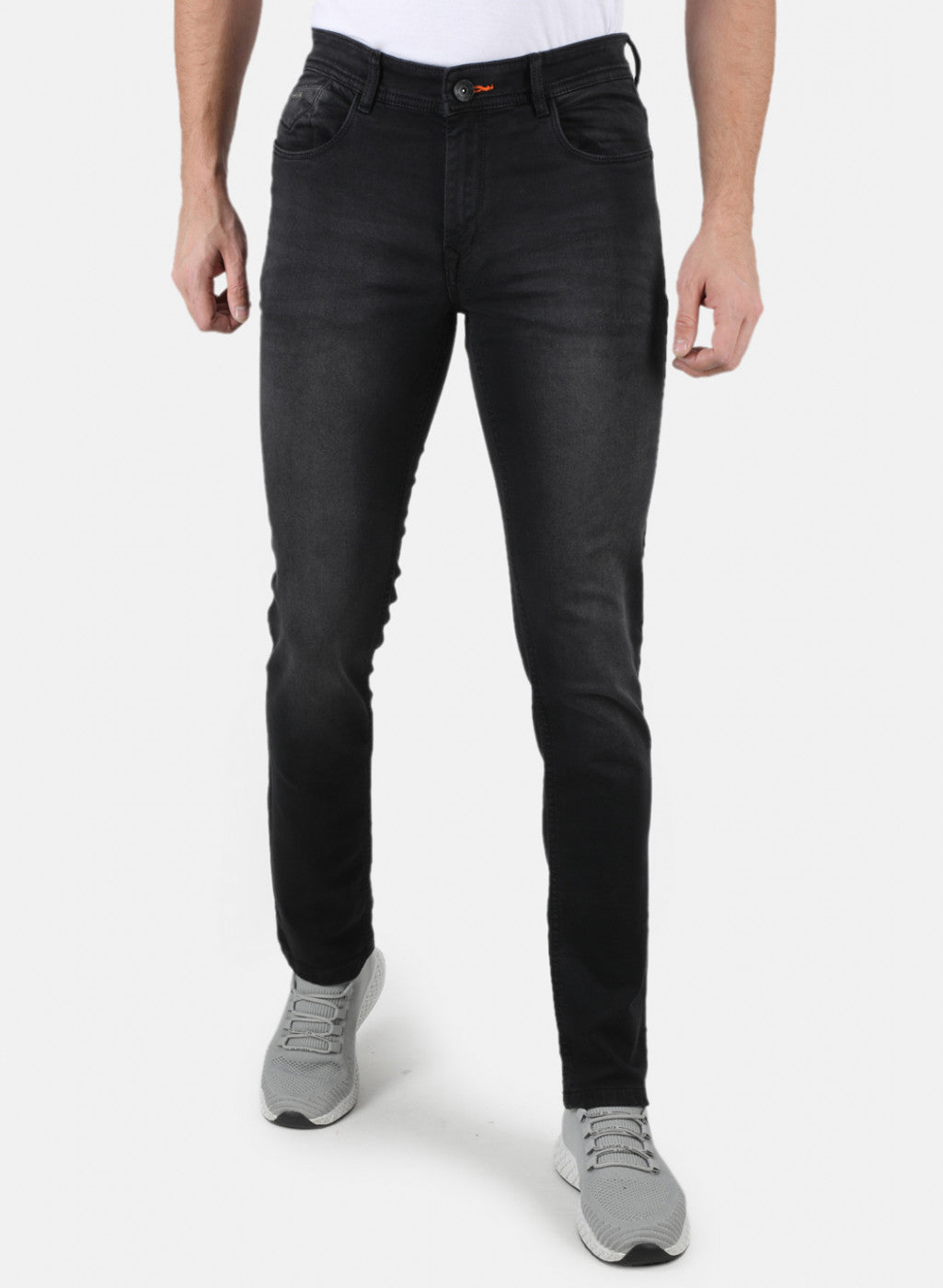 Men Black Skinny Fit Denim