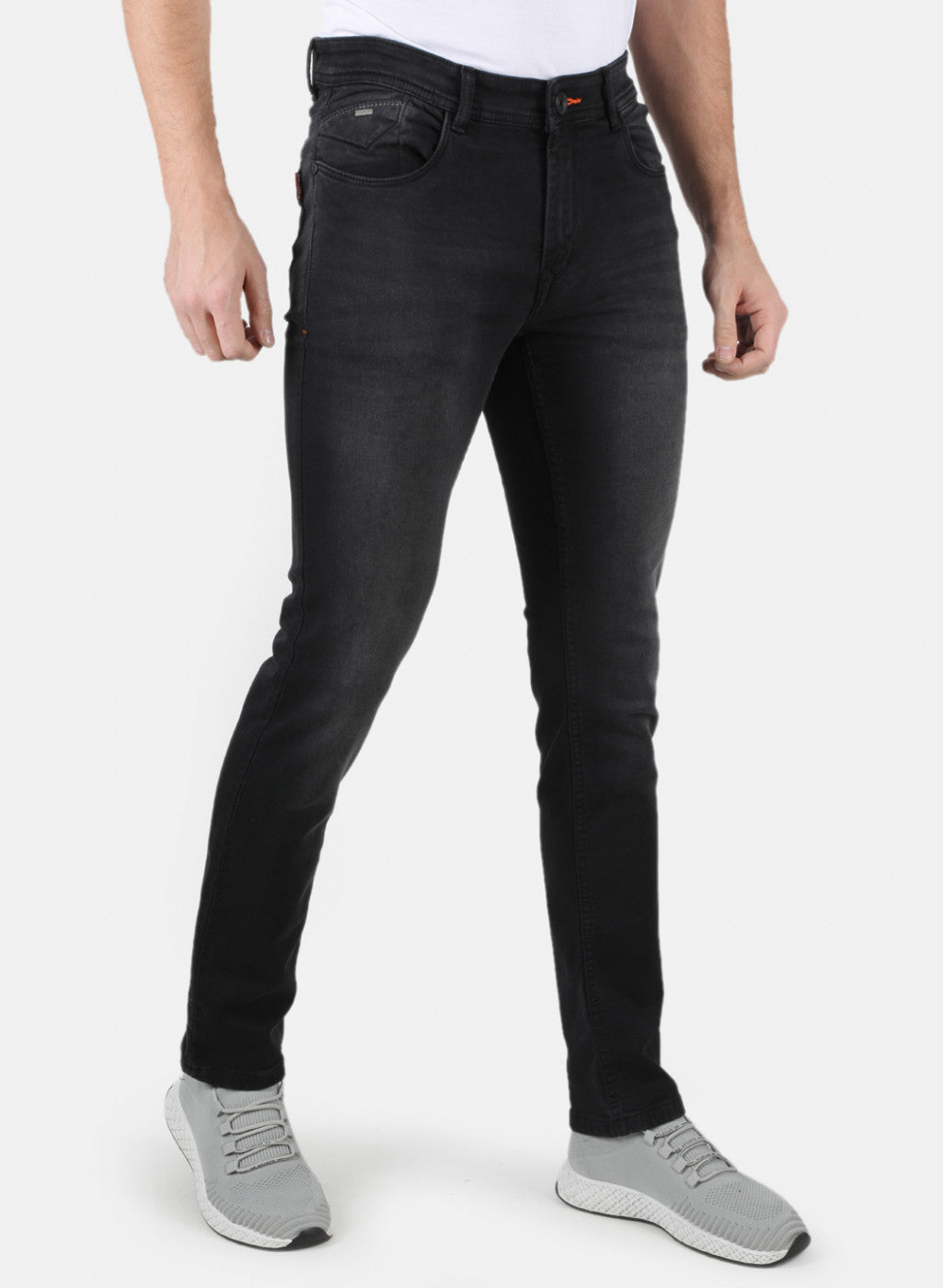 Men Black Skinny Fit Denim