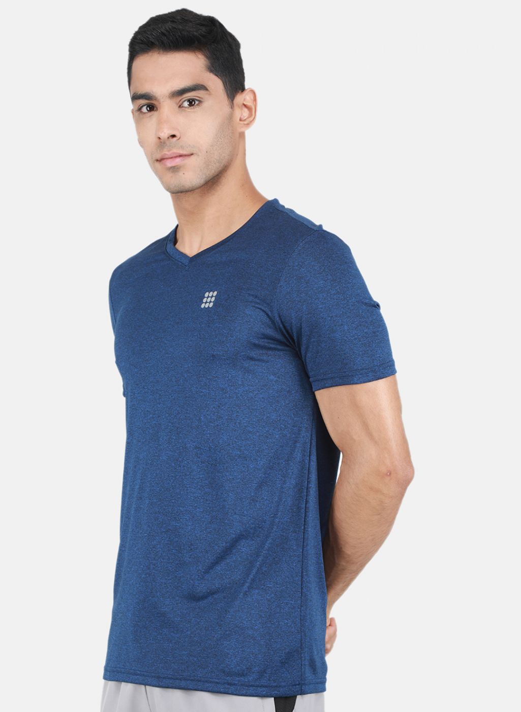 Rock-it Men Blue Solid T-Shirt