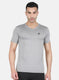 Rock.it Men Grey Solid T-Shirt