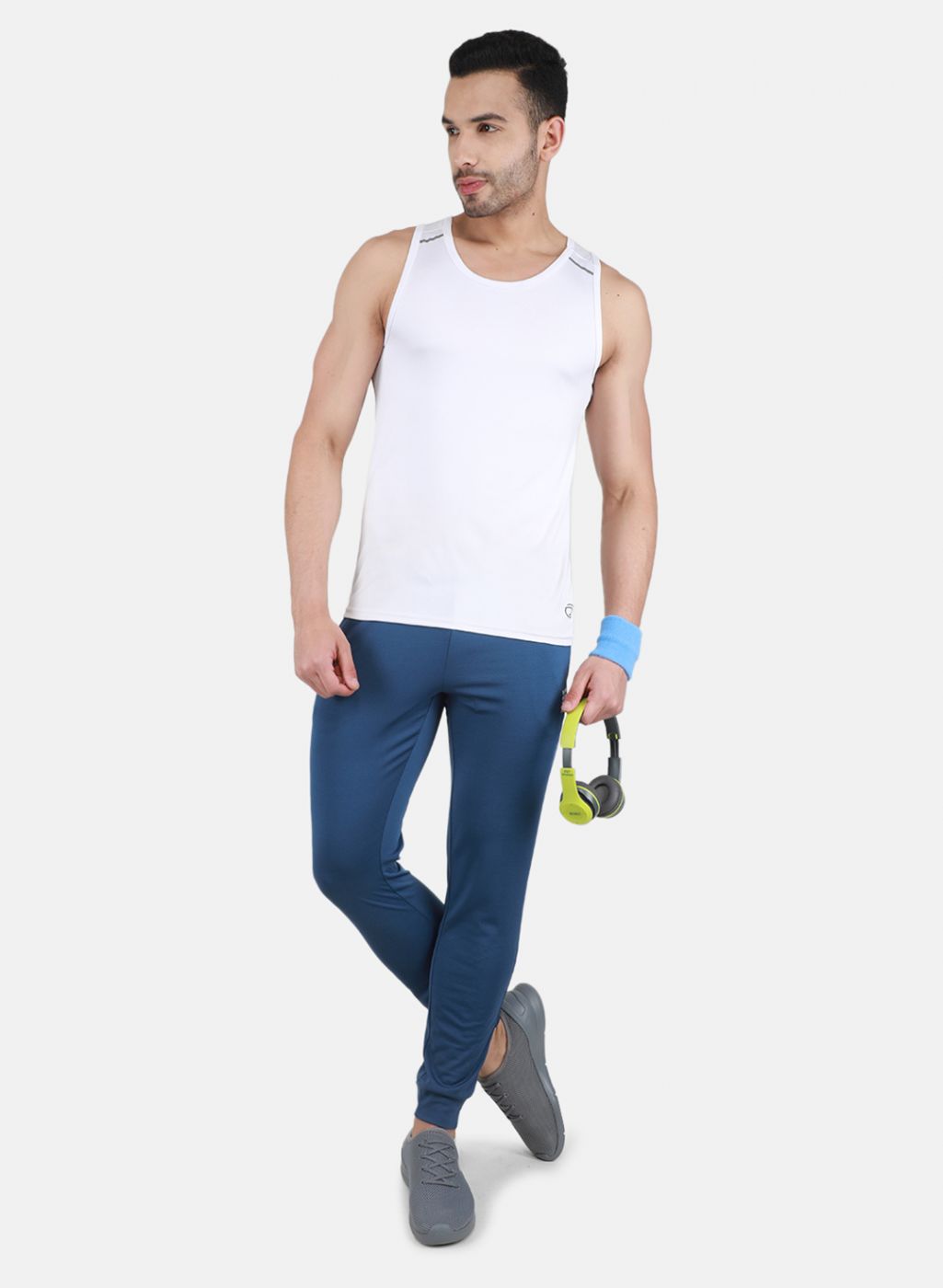 Men Blue Regular Fit Jogger