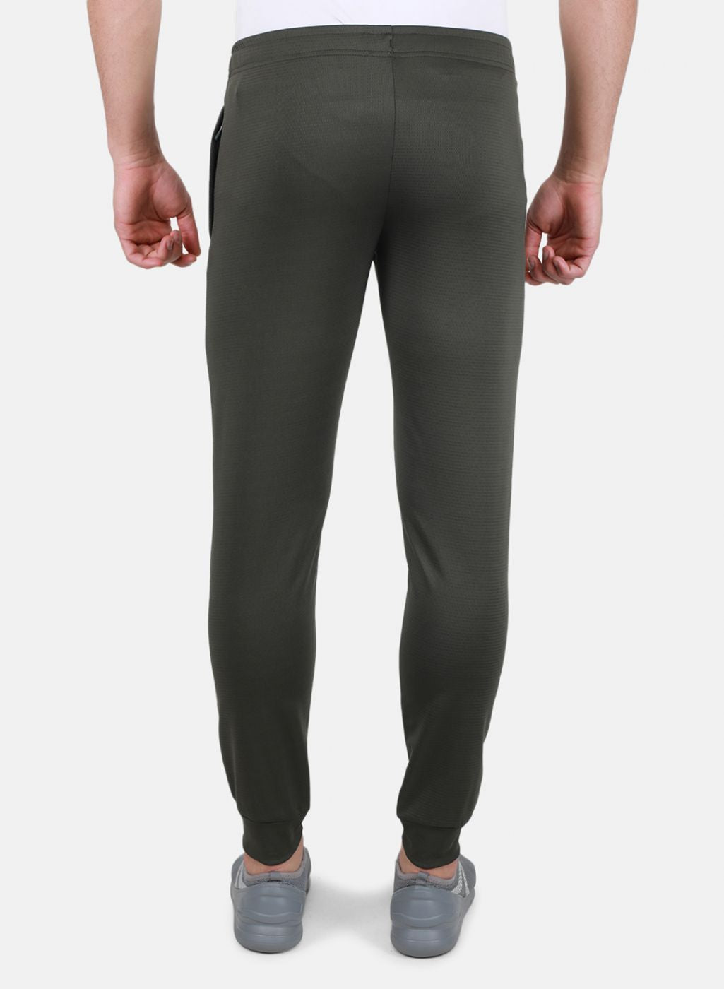 Men Olive Regular Fit Jogger