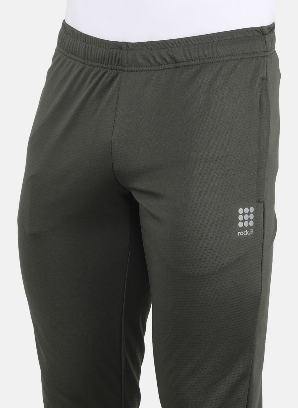 Men Olive Regular Fit Jogger
