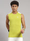 Rock.it Men Green Solid T-Shirt