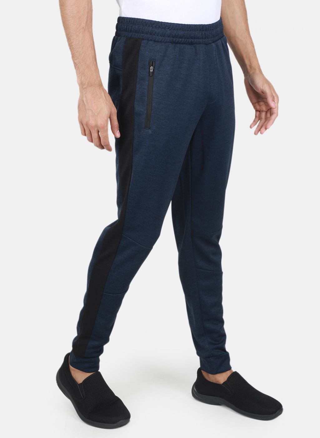 Rock-it Men NAvy Blue Solid Jogger