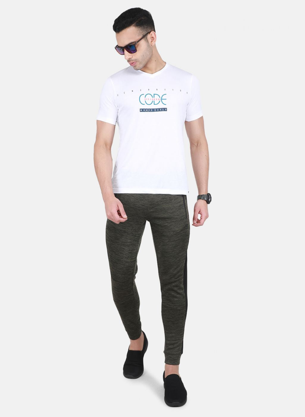 Rock-it Men Olive Solid Jogger