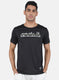 Rock.it Men Black Printed T-Shirt