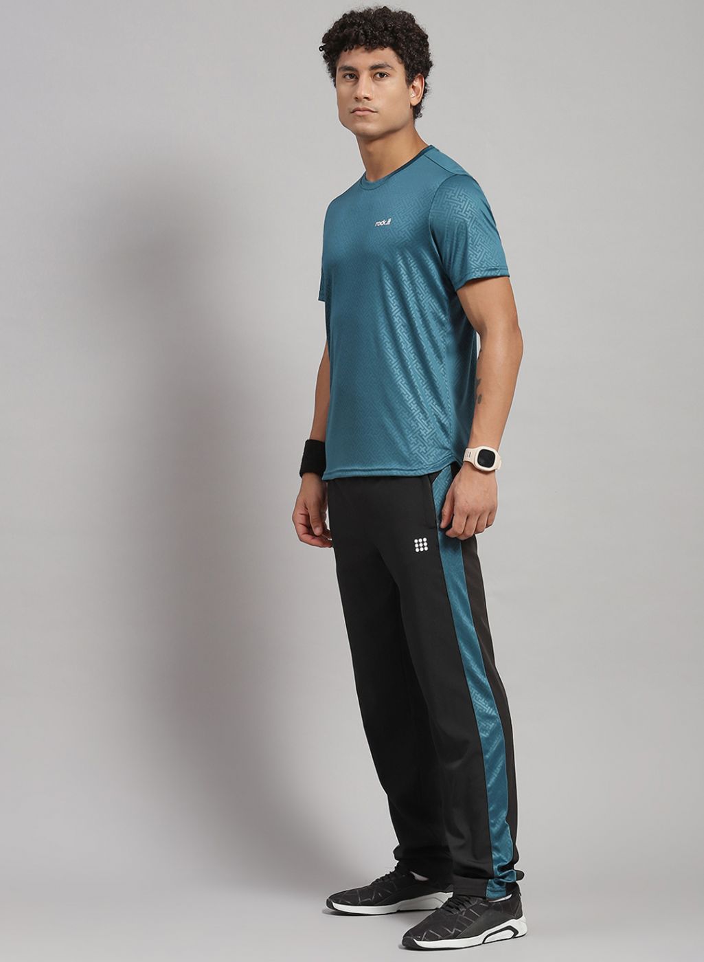 Men Blue Solid Lower Set