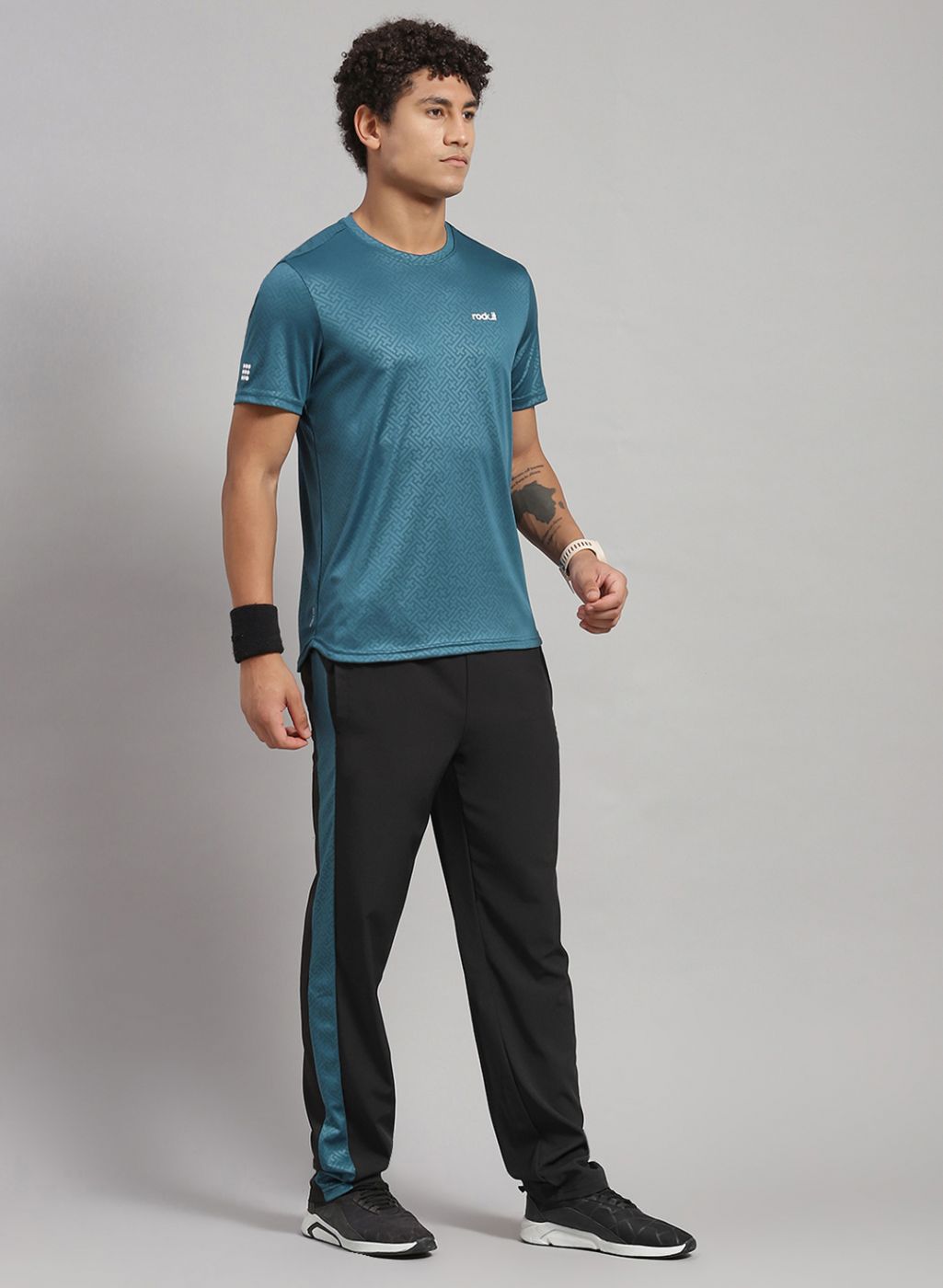 Men Blue Solid Lower Set
