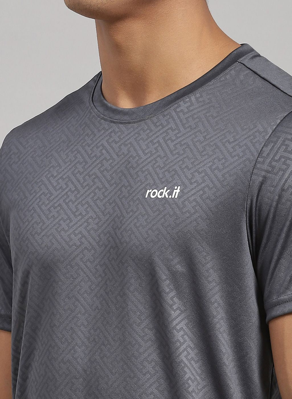Men Grey Solid Lower Set