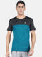 Rock.it Men Green Self Design T-Shirt