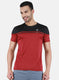 Rock.it Men Maroon Solid T-Shirt