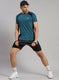 Men Blue Solid T-Shirt