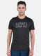 Rock-it Men Black Printed T-Shirt
