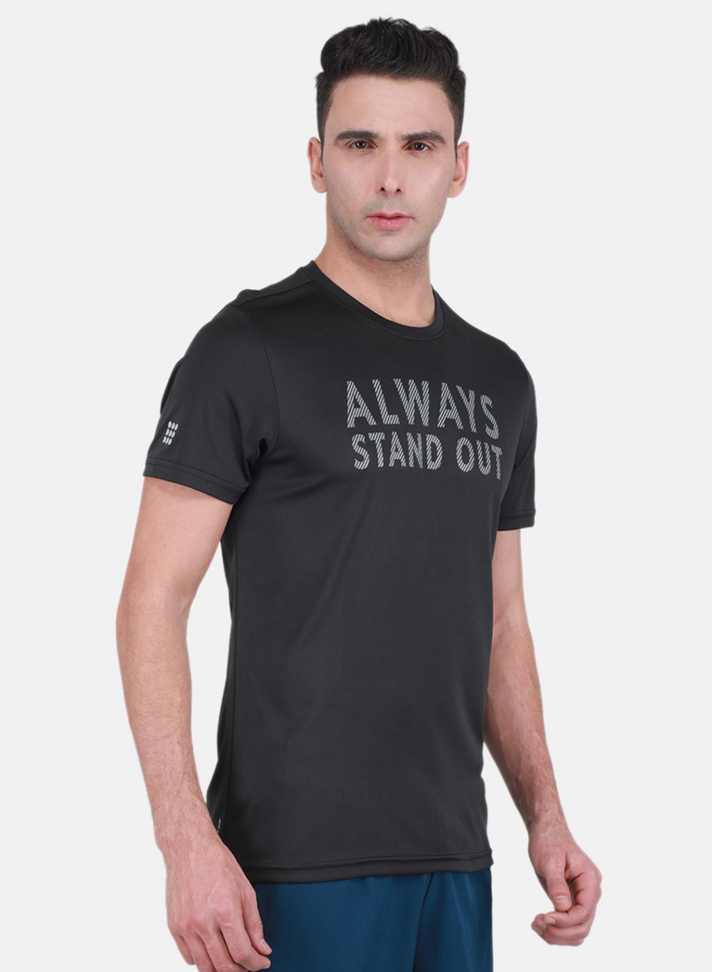 Rock-it Men Black Printed T-Shirt