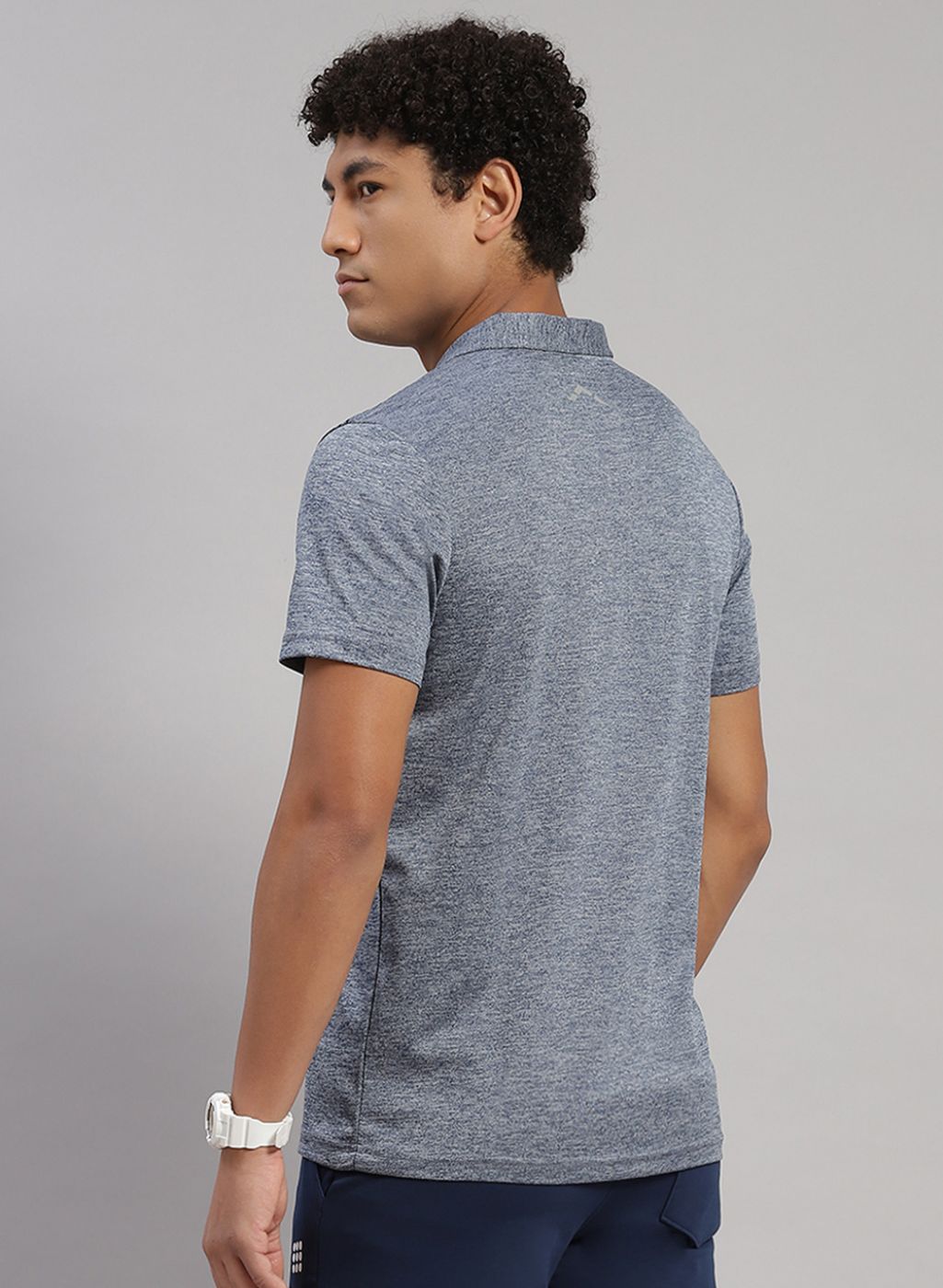 Men Blue Printed T-Shirt