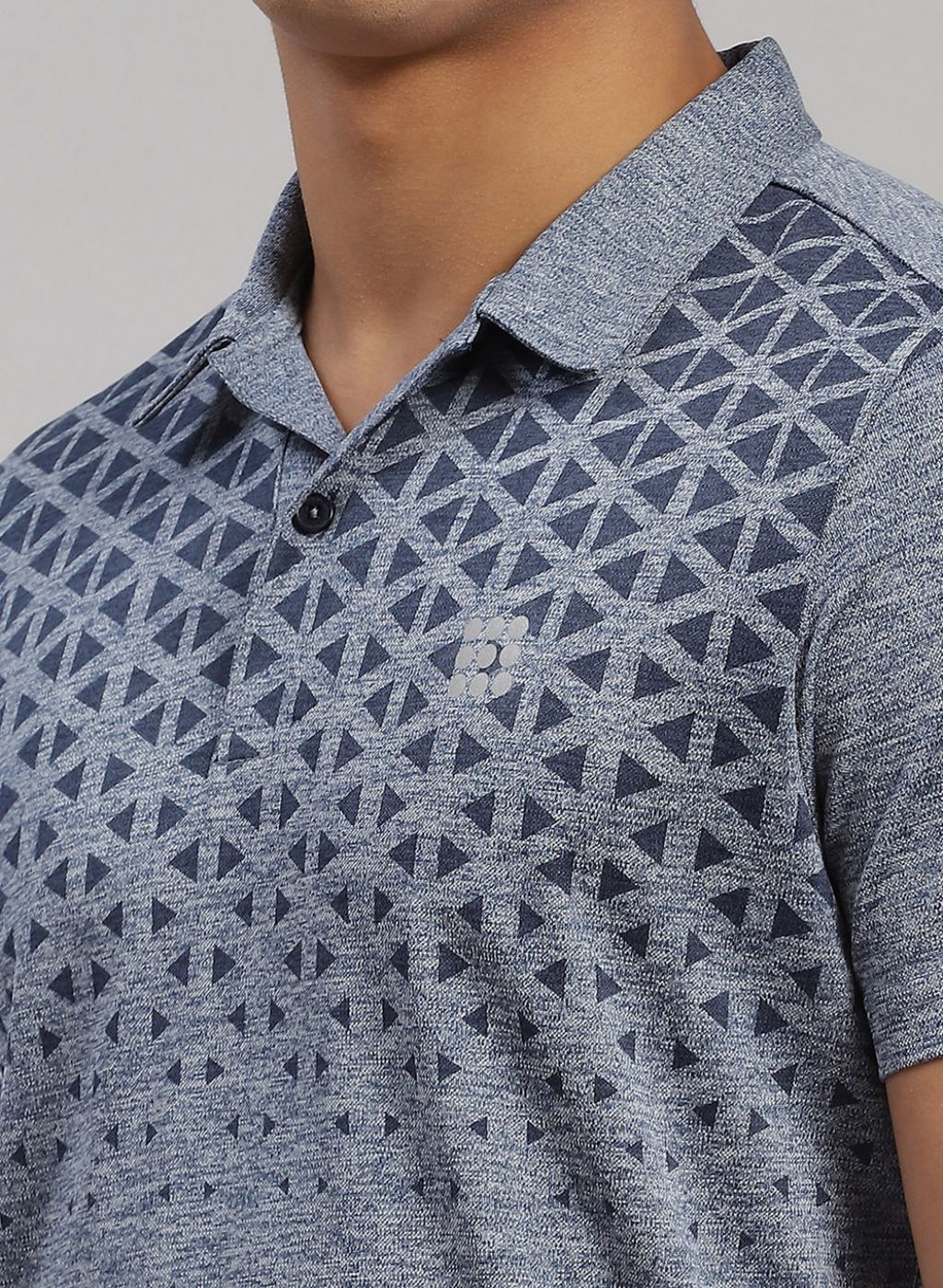 Men Blue Printed T-Shirt