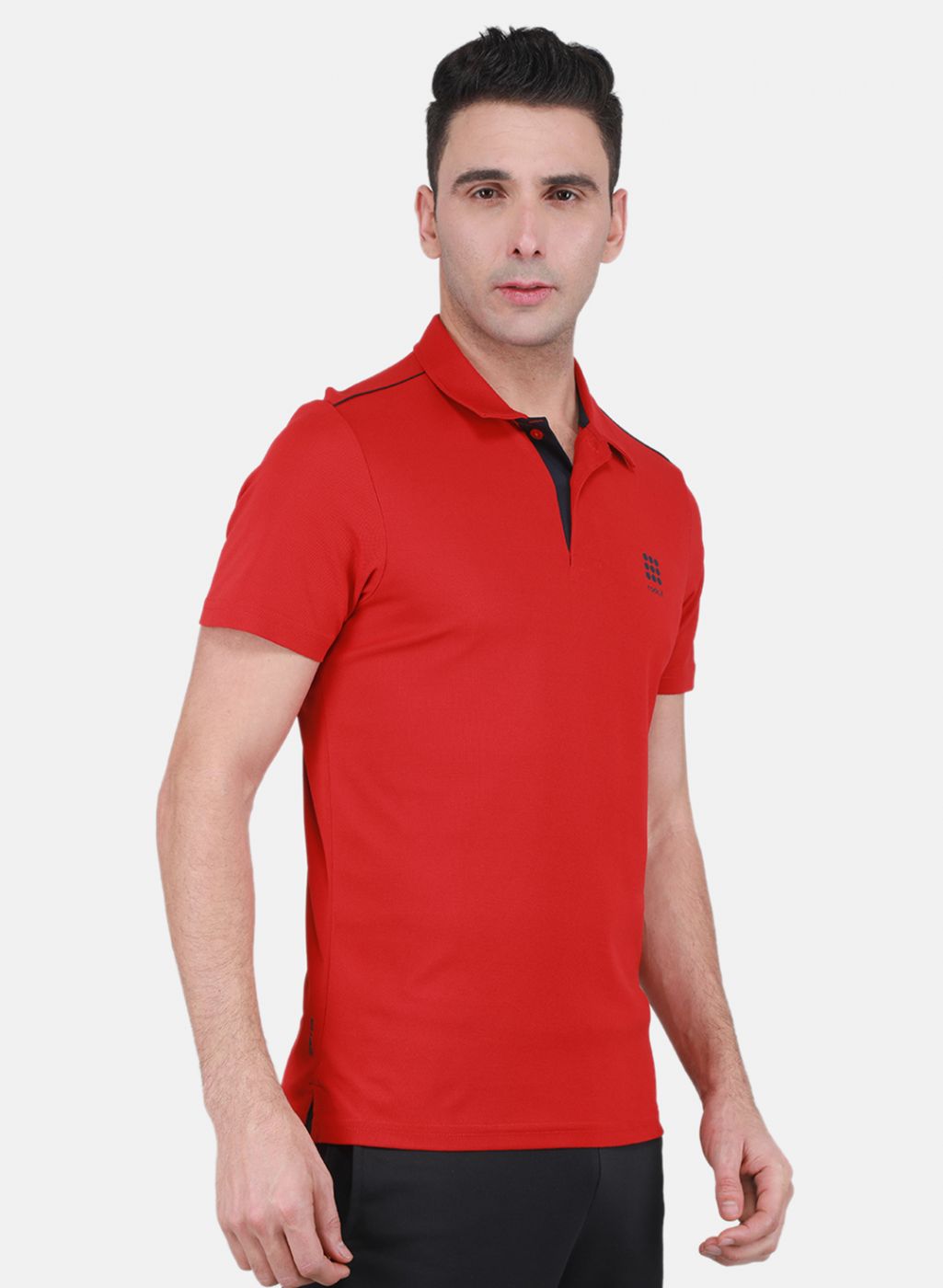 Rock.it Men Red Solid T-Shirt