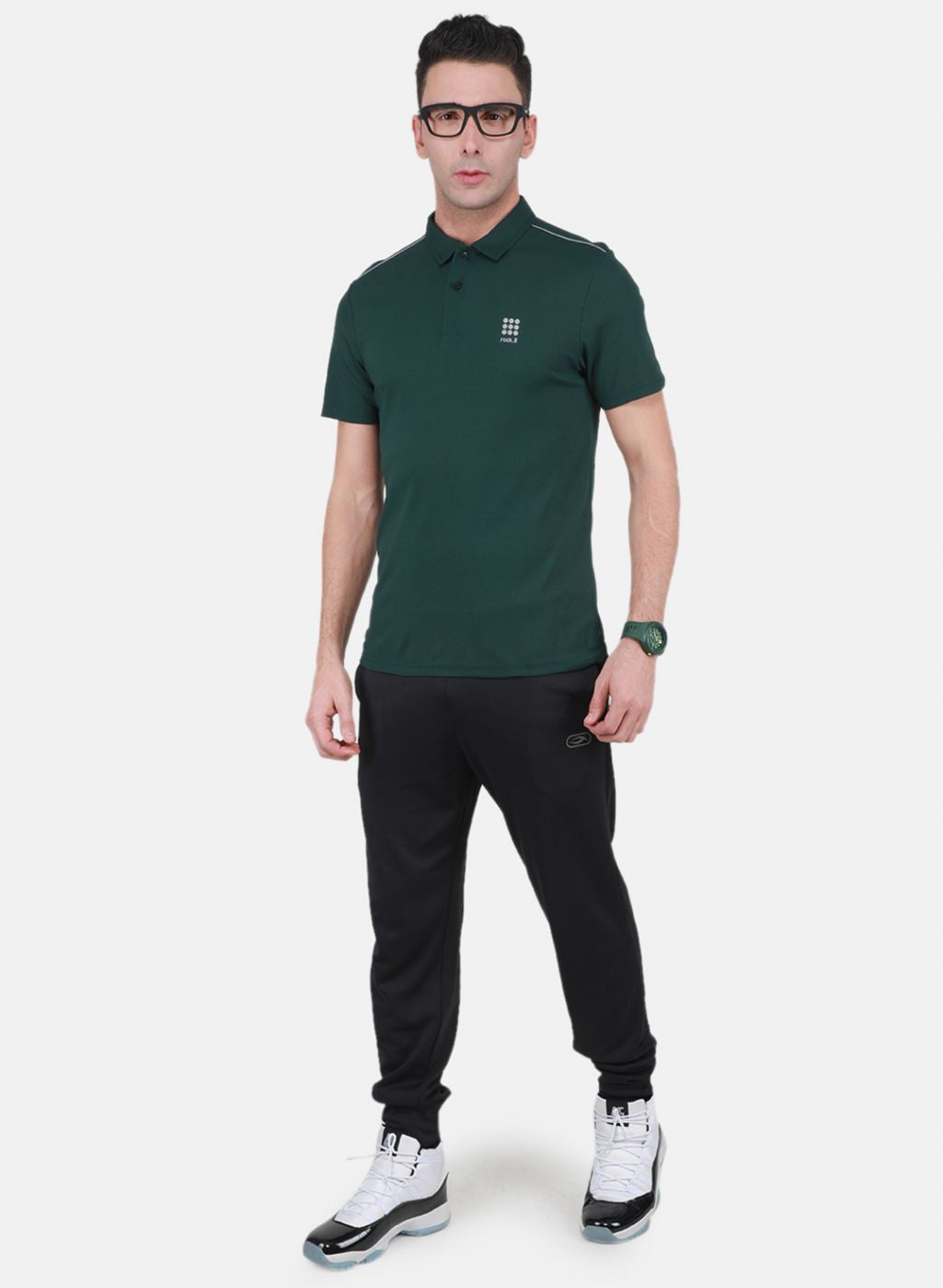 Rock.it Men Olive Solid T-Shirt