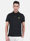 Rock.it Men Black Solid T-Shirt