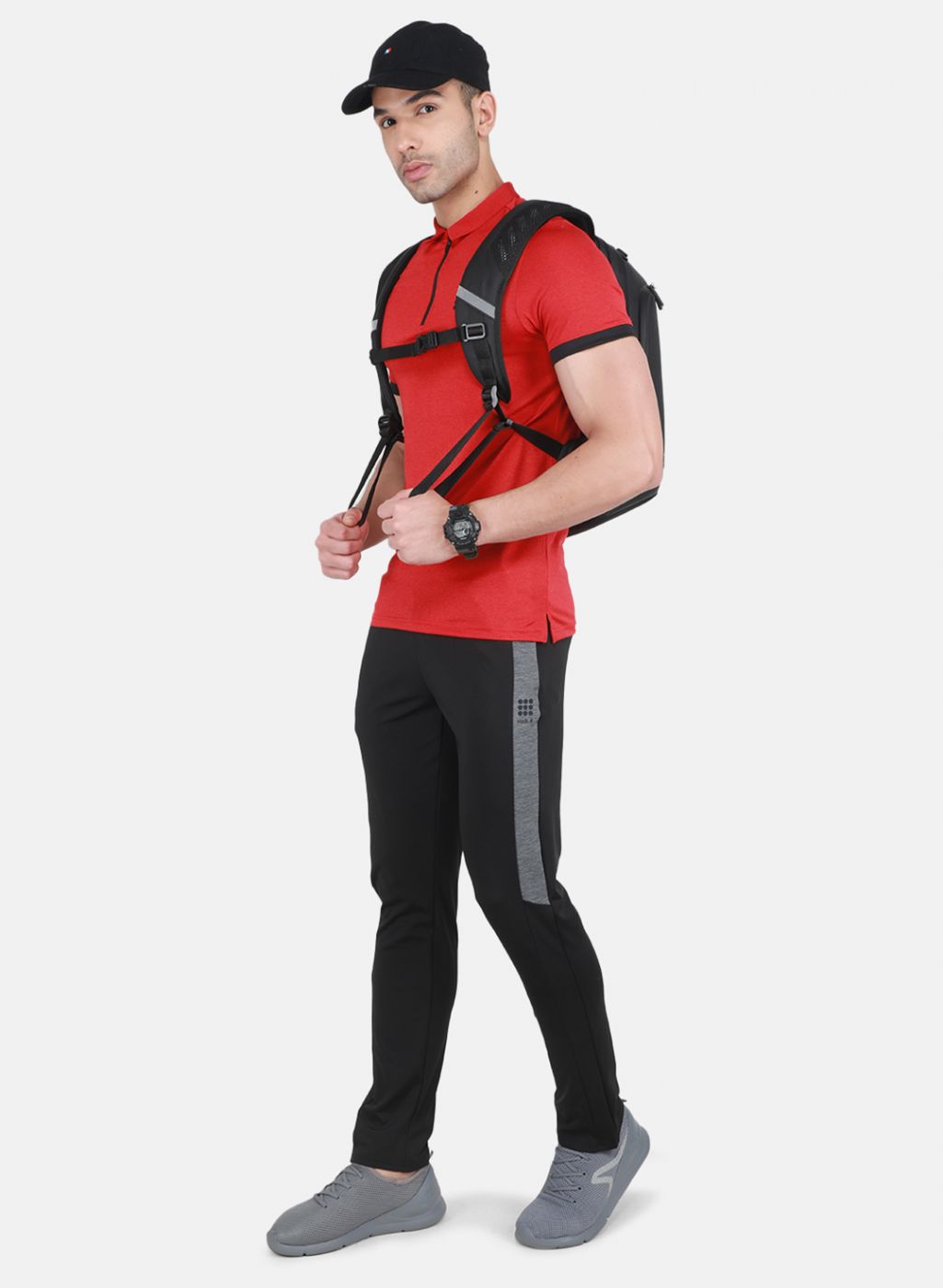 Rock.it Men Red Solid T-Shirt