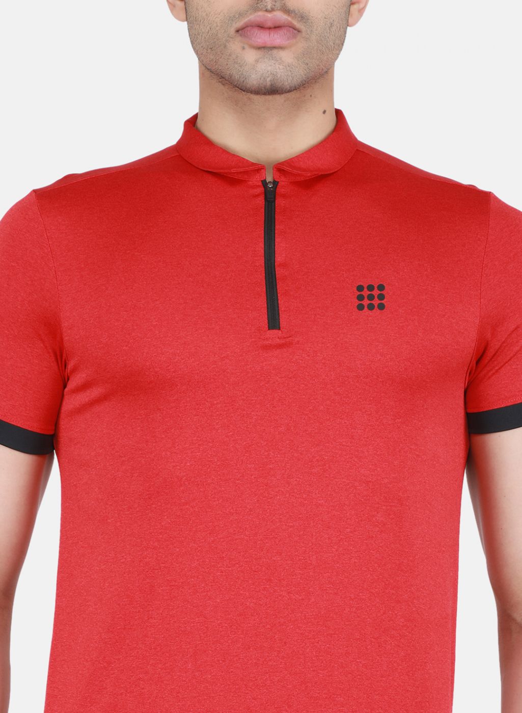 Rock.it Men Red Solid T-Shirt