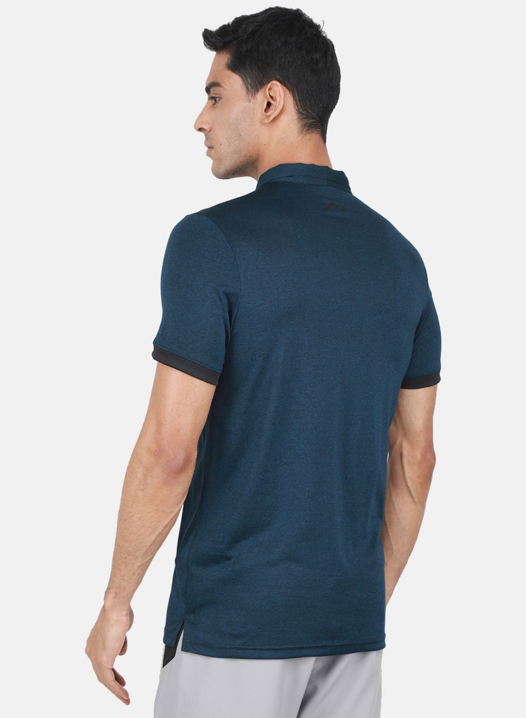 Rock-it Men NAvy Blue Solid T-Shirt