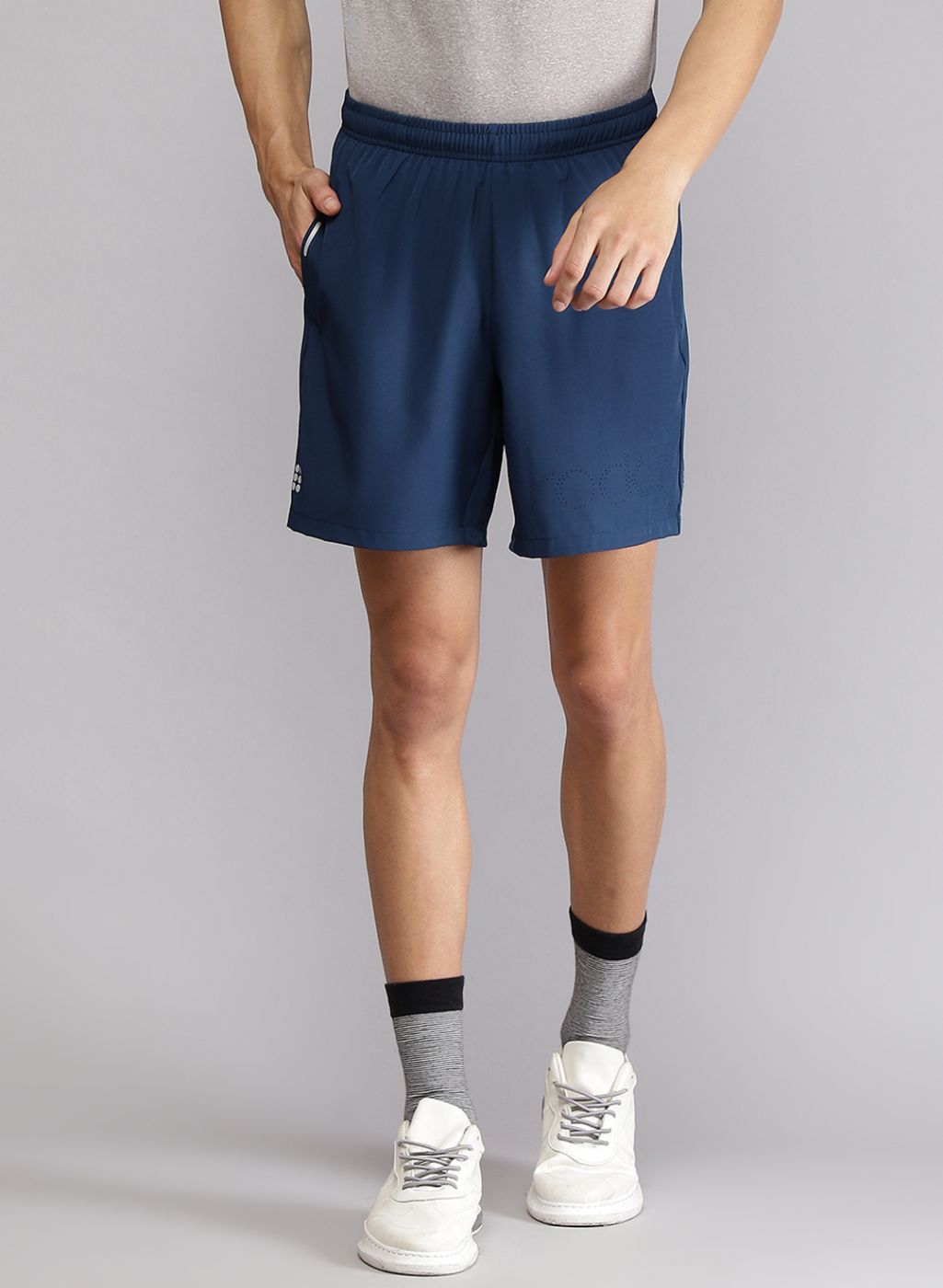 Rock-it Men Teal Blue Solid Short